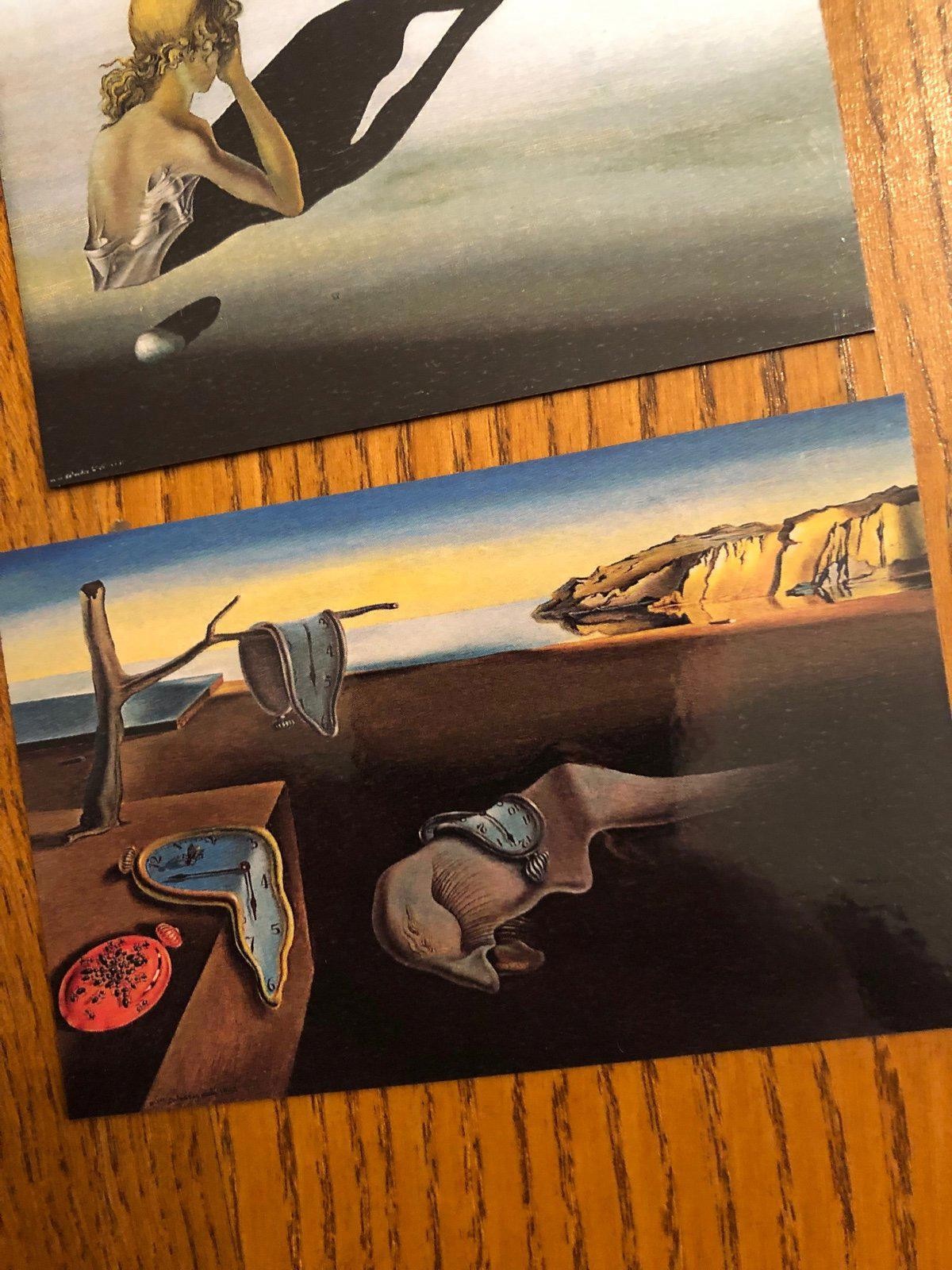 Salvador Dali fridge magnets Surreal modern art fantasy worlds Spanish master
