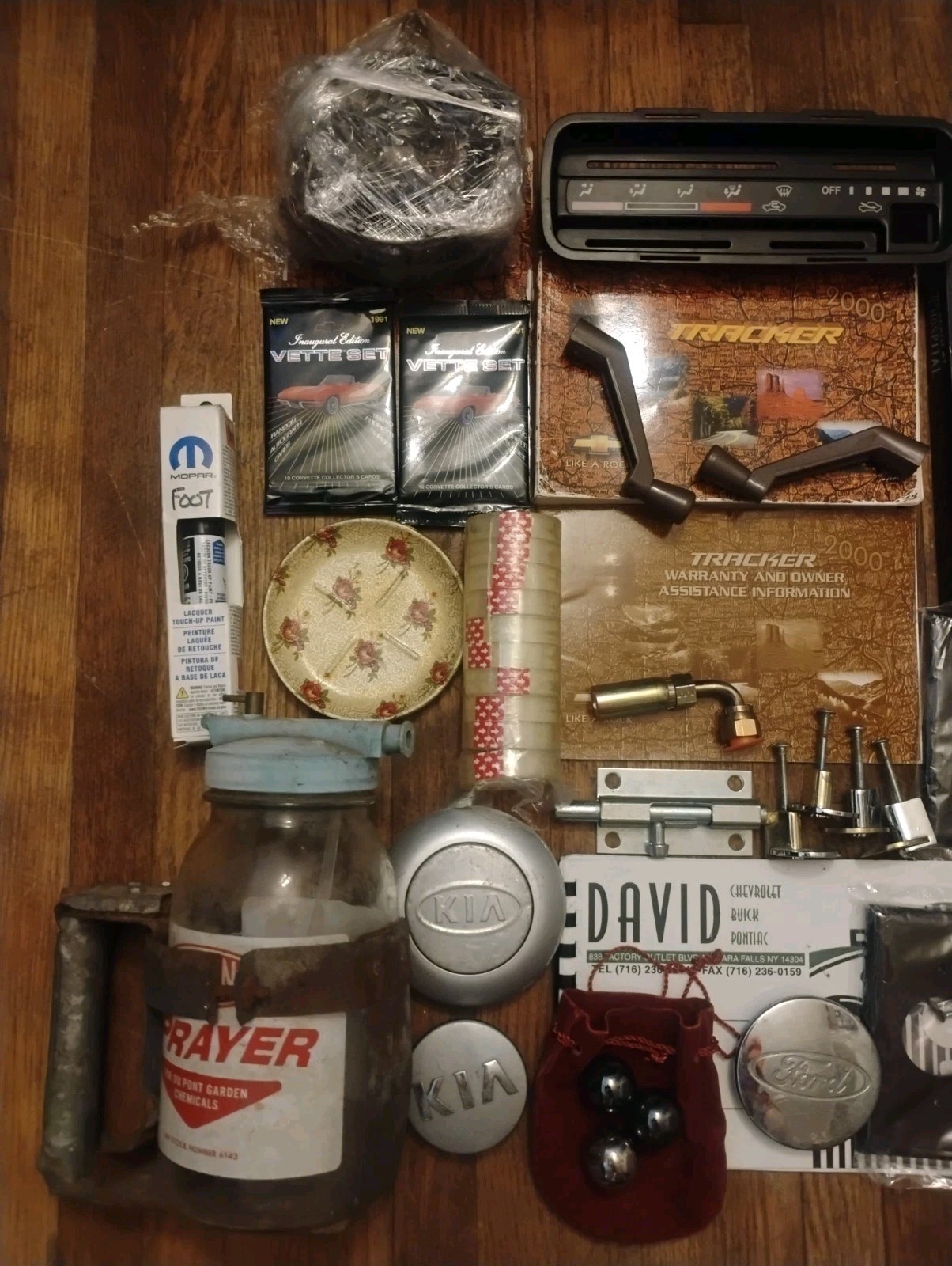 Junk Drawer Ten Lbs Car Stuff Corvette Cards Video Games Mopar Paint