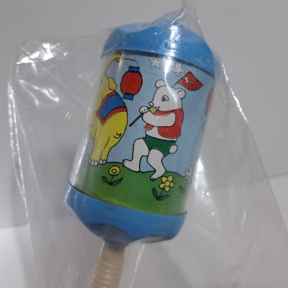 VTG MADE IN GREECE BABY PLASTIC RATTLE PLASTIC ANGELOUDI PITSI-RICO GREEK e