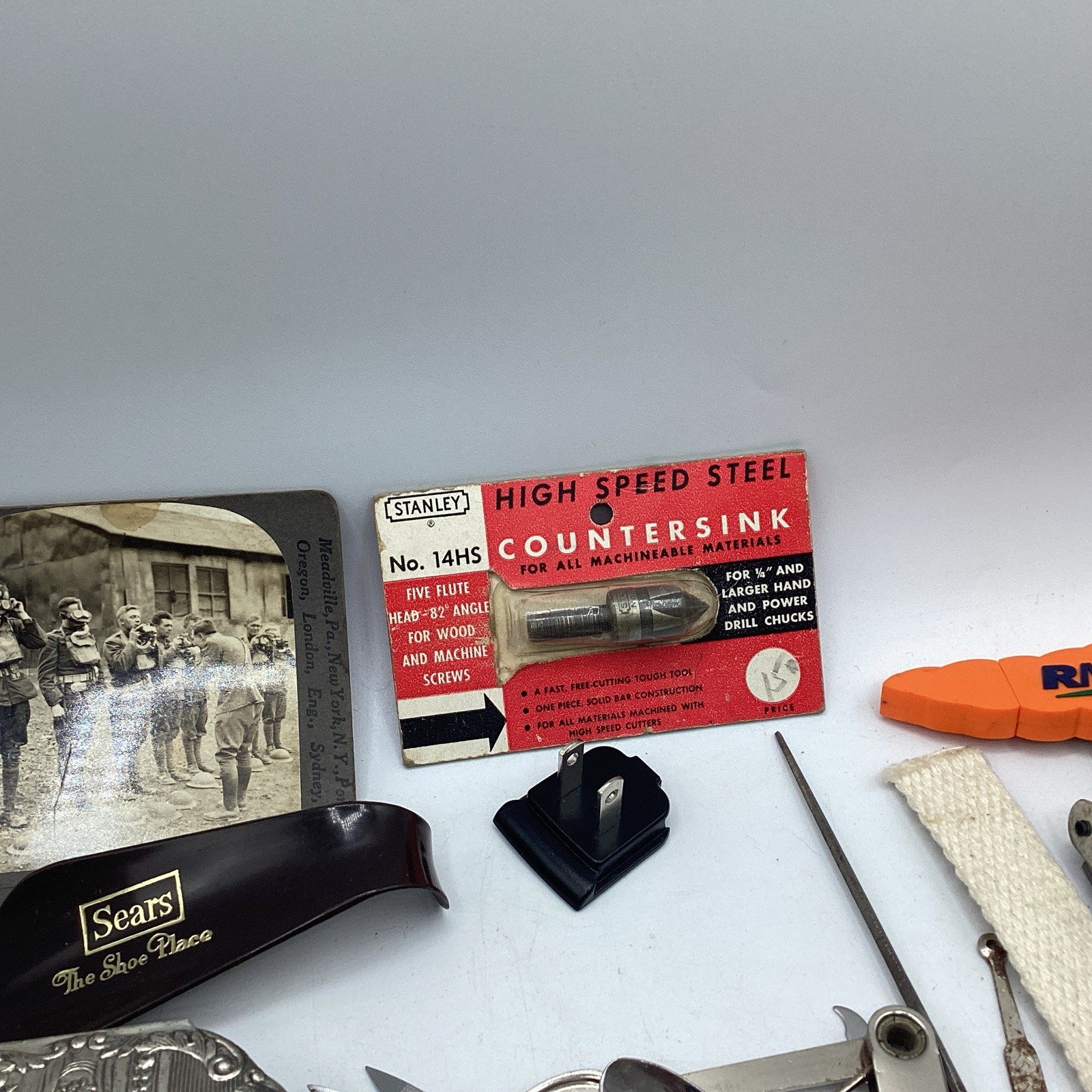 Junk Drawer Vintage Mix Jewlery Knife Lure Zippo Tools