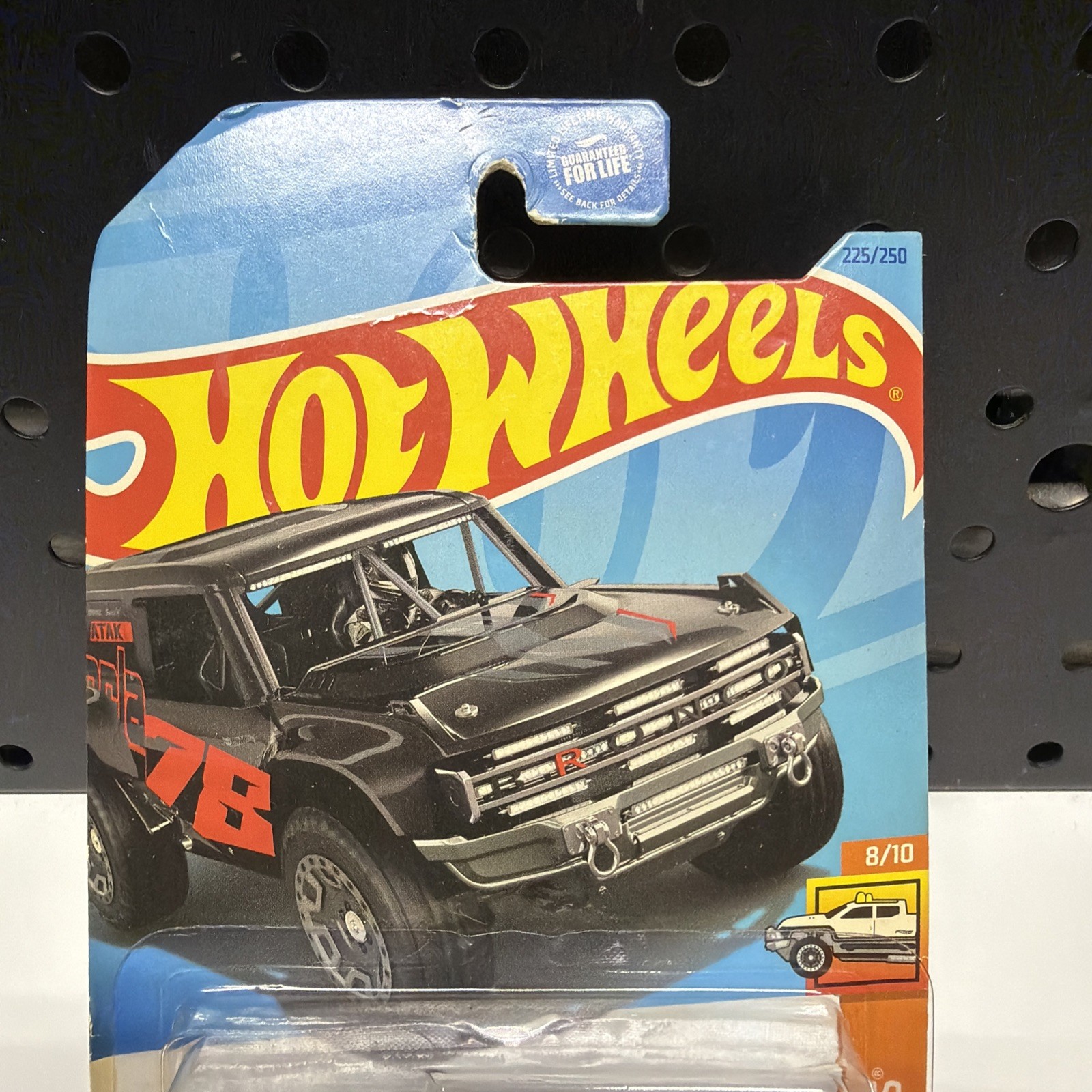 Hot Wheels Ford Bronco R HW Hot Trucks Series #8/10 Black Diecast 1:64 Scale New