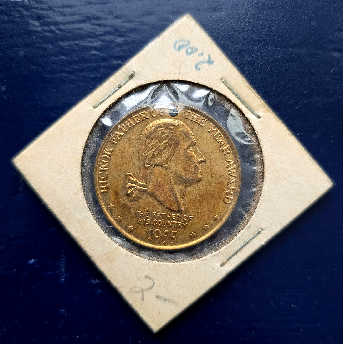 Lot of 8 vintage GEORGE WASHINGTON TOKENS / COINS/ MEDALLIONS, all in folders