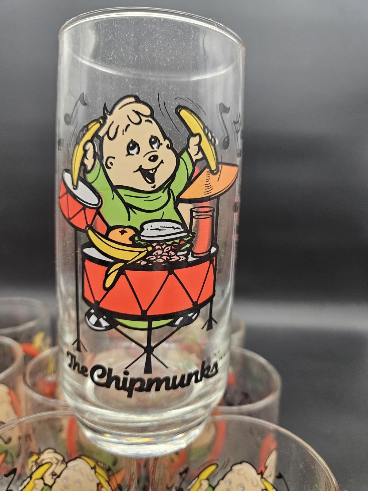 NEW VTG 1985 Alvin & the Chipmunks Theodore Glass – Unused Promo Multiple Avail