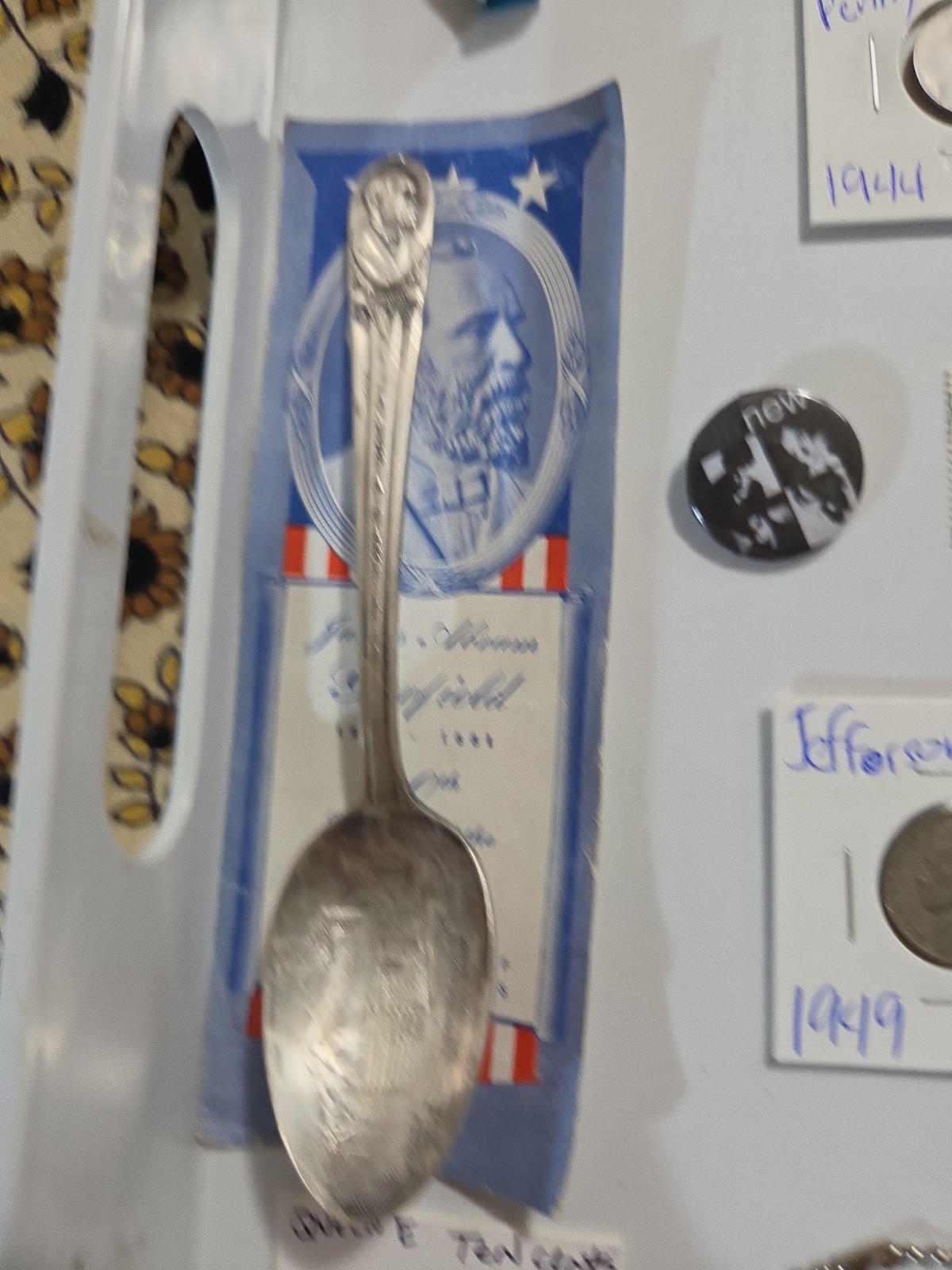 Vintage Junk Drawer With Silver