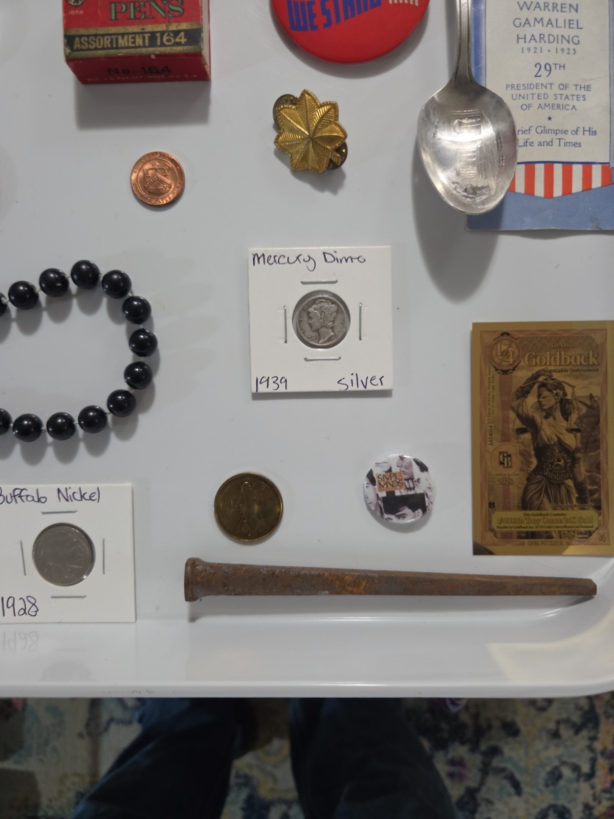vintage junk drawer silver coins lot