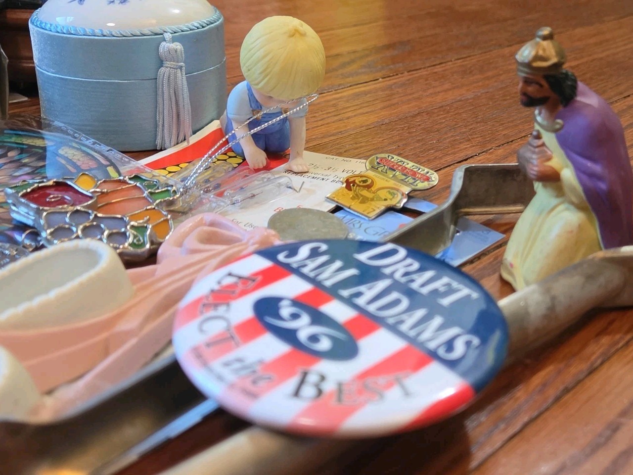 VINTAGE JUNK DRAWER LOT Coins Pins Collectibles And More!