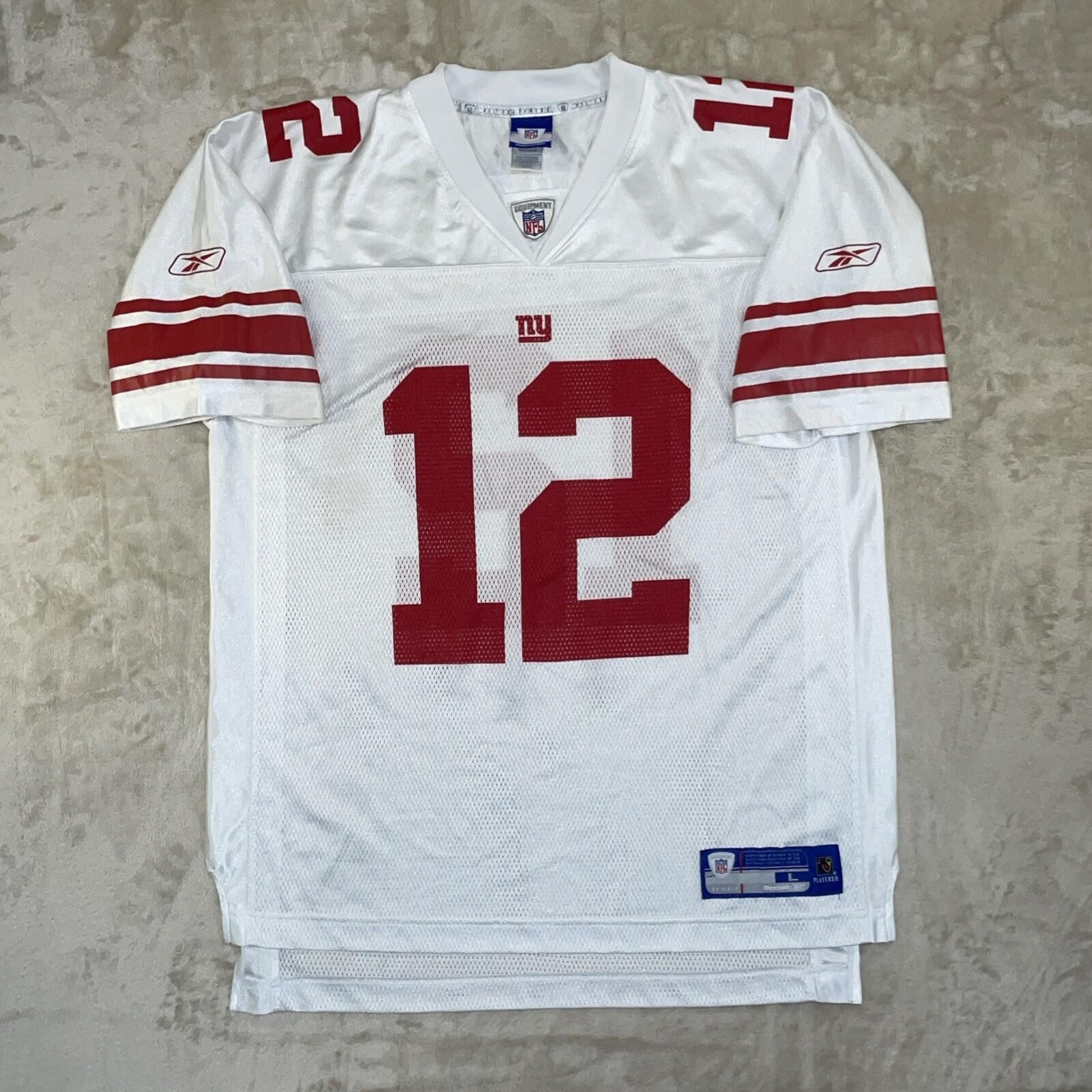 Reebok NFL New York Giants Wide Receiver Steve Smith #12 Jersey Size Large – EUC