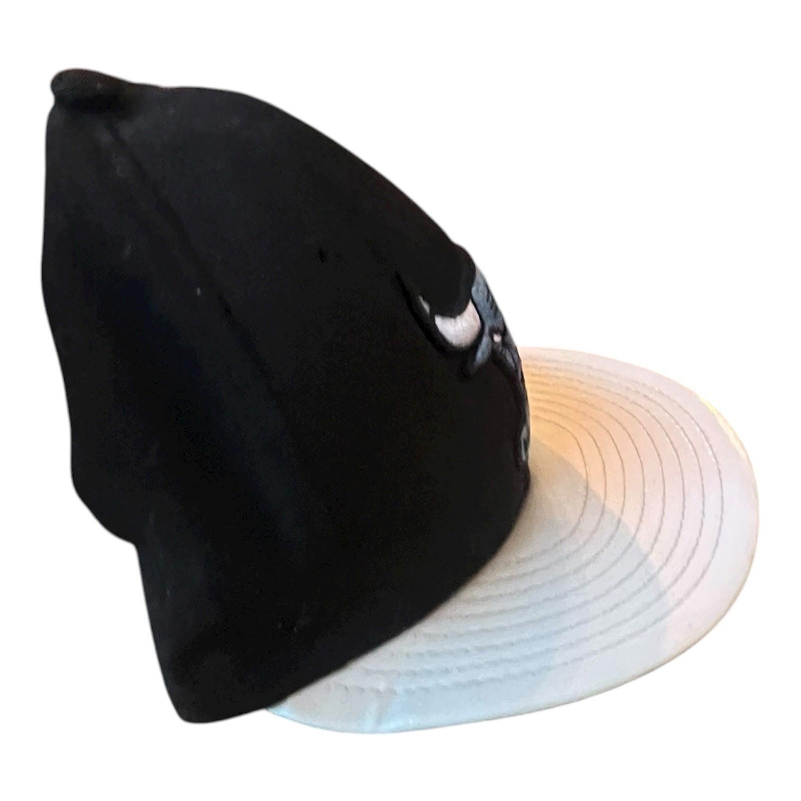 Chicago Bulls Hat SnapBack Blue NBA Basketball Windy City White Brim Rare
