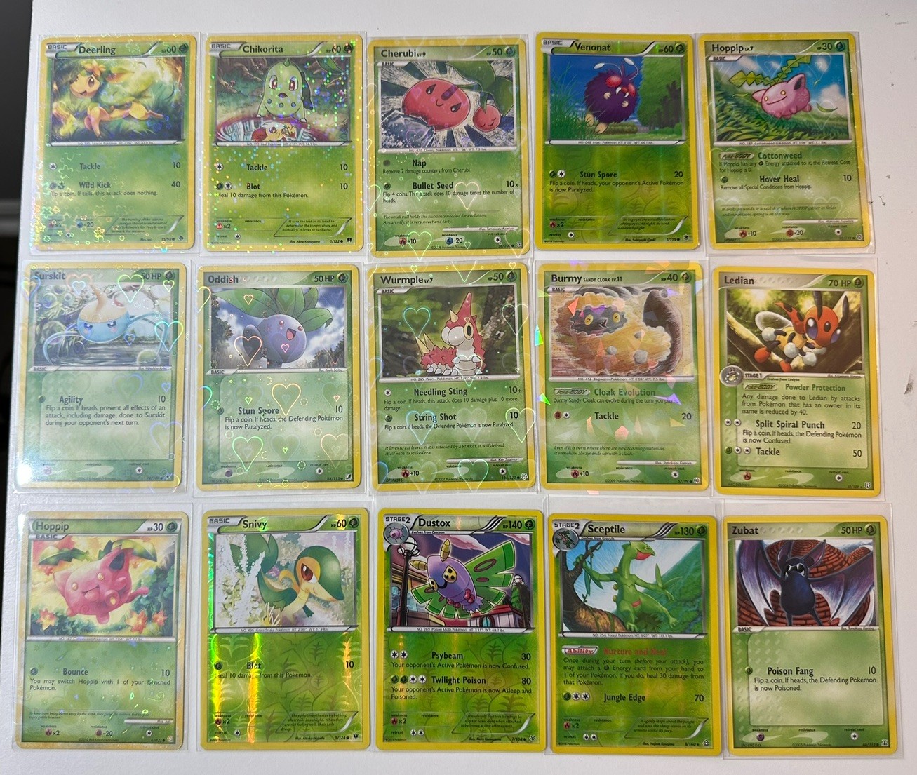 Pokémon Grass Type Lot 2004-2016