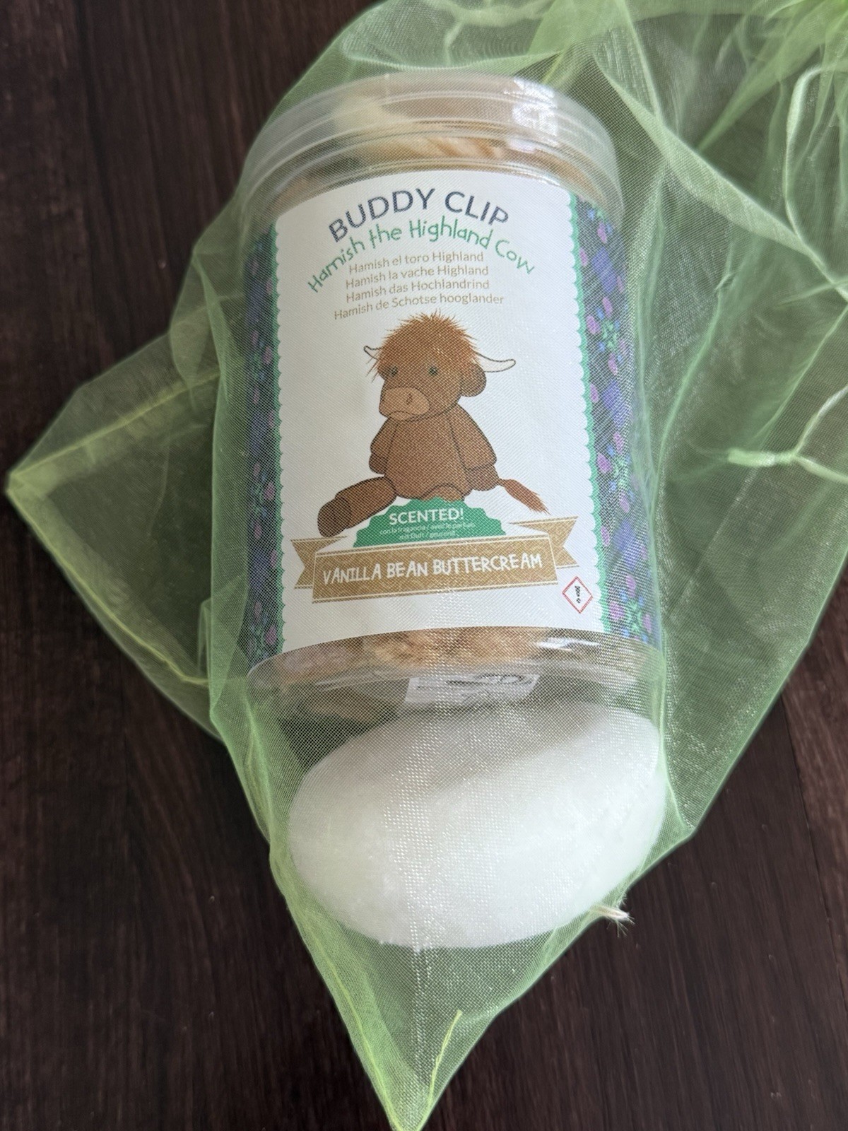 NEW Scentsy Hamish the Highland Cow Buddy Clip