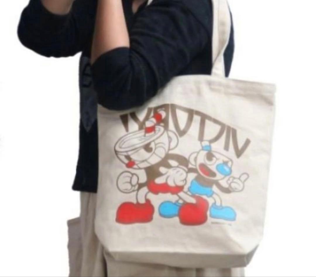 Out of print new CUPHEAD tote bag canvas