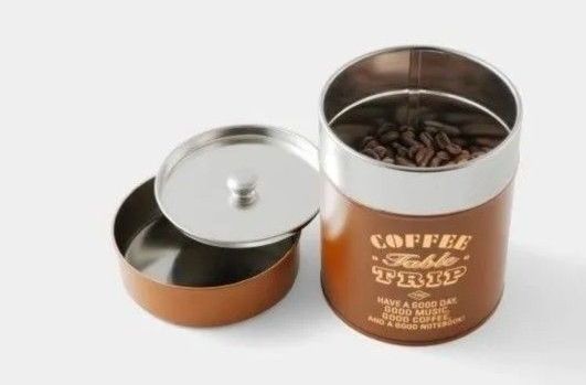TRAVELER’S COMPANY ORIGINAL COFFEE CAN Set of 2 Travelers Factory Coffee Cans