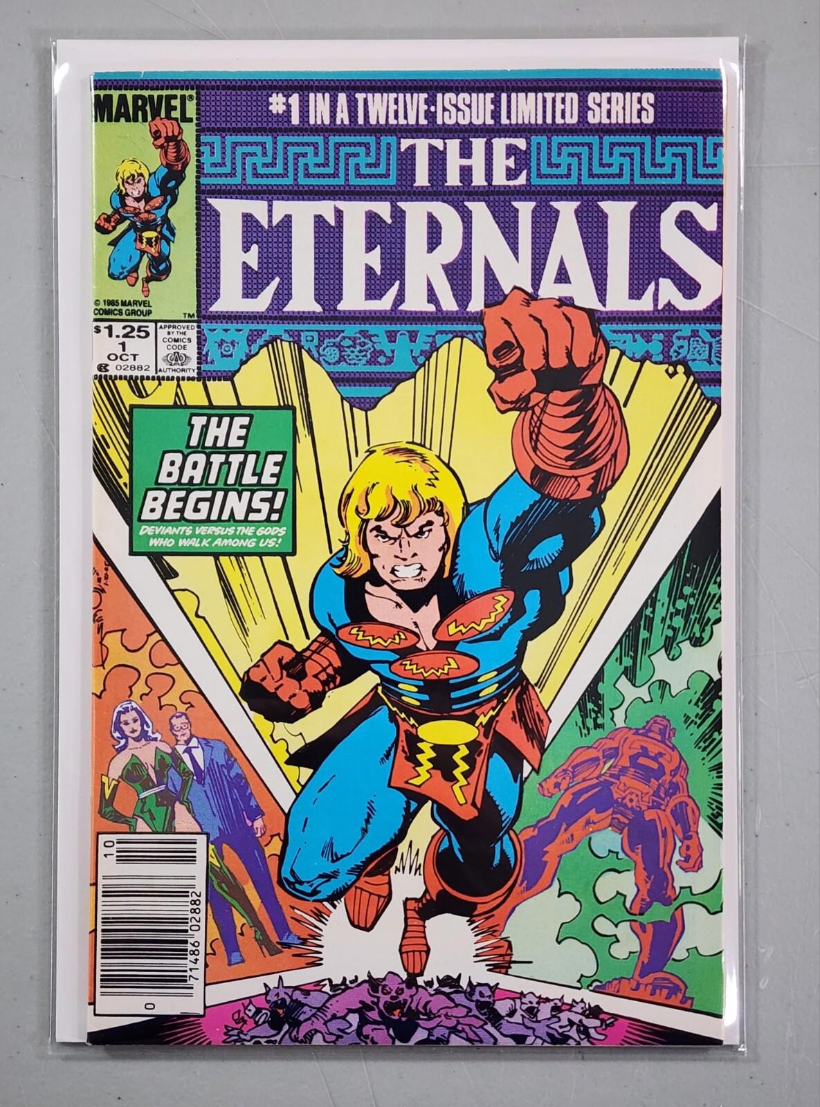 Eternals, The #1 NM & 2 Mid Grade NEWSSTAND of 12 Marvel 1985