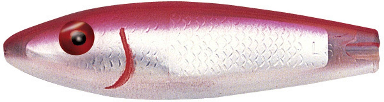 MirrOLure 52M 26 Classic Sink Twitch Red Bk White Silver 3 5 8in 1 2oz Mirrolure