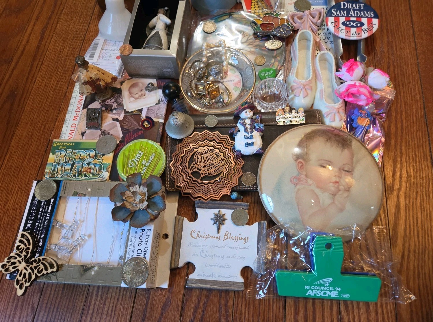 VINTAGE JUNK DRAWER LOT Coins Pins Collectibles And More!
