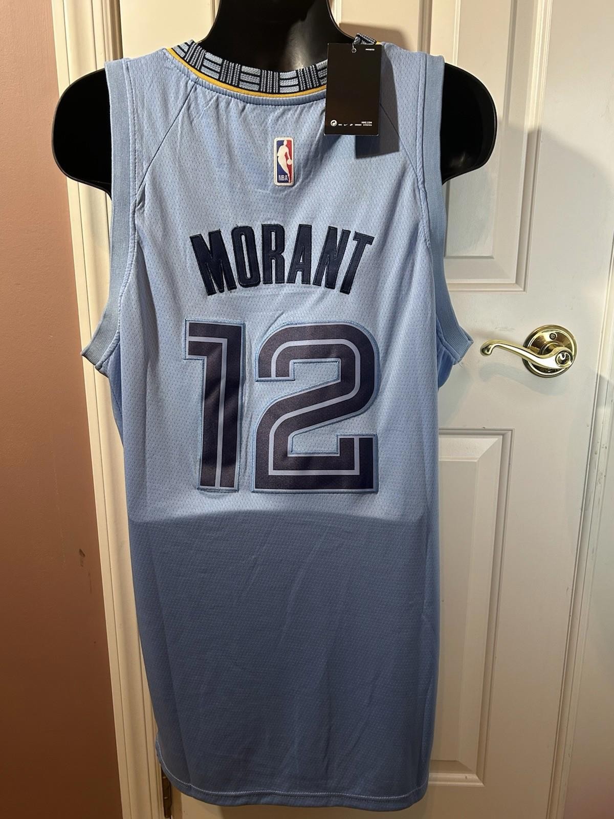 Nike Ja Morant Memphis Grizzlies Jersey Mens Size 54 Powder Blue New