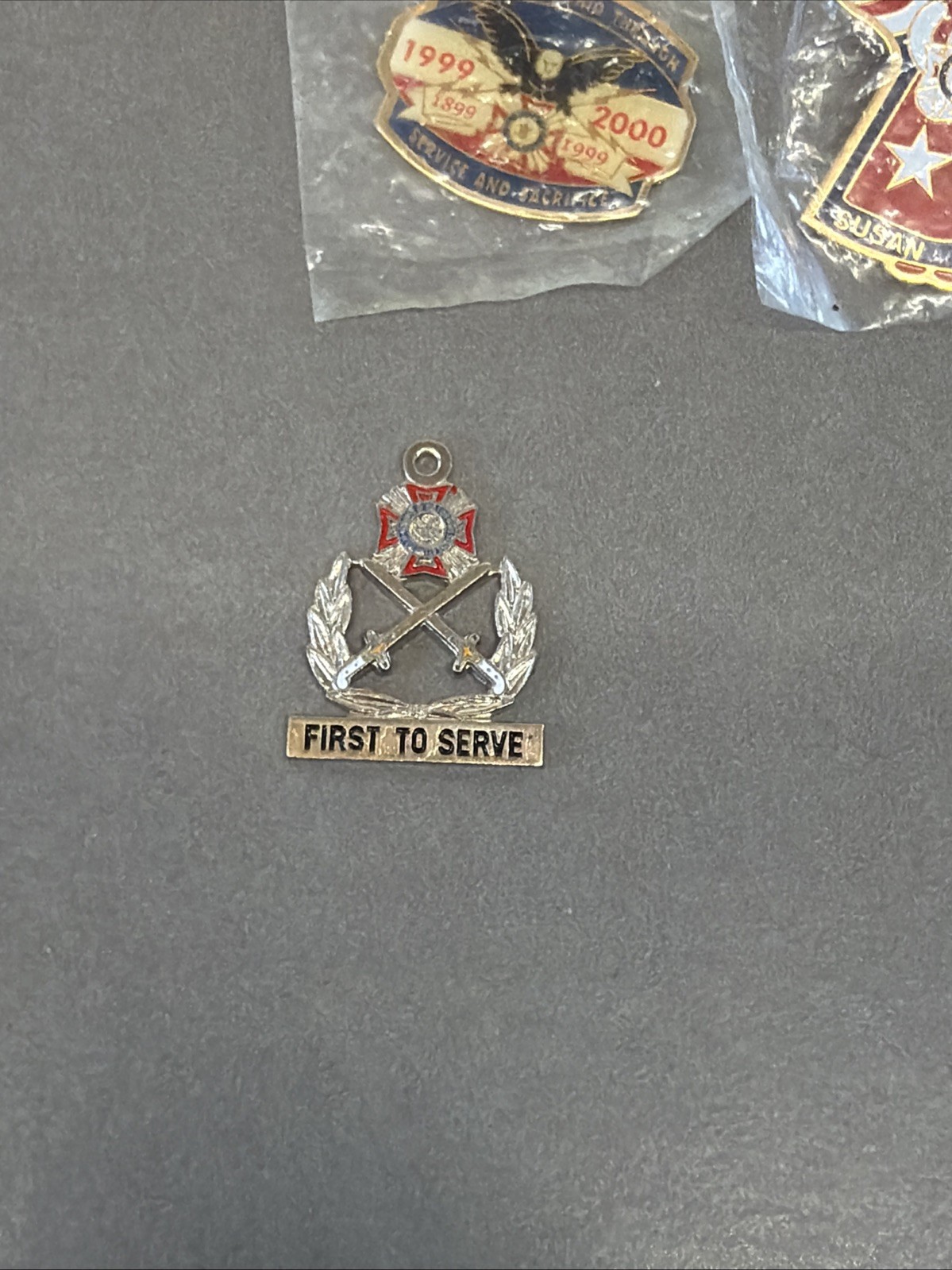 VTG Lapel Pins Lot – Vfw, Michigan, Travel, Flag, Eagle, Conventions #1 ms1