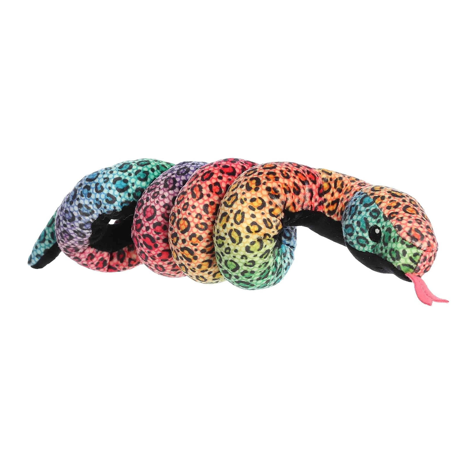 Aurora Wrist Wranglers Safari Snake Plush 8in Multicolor Stuffed Animal Toy