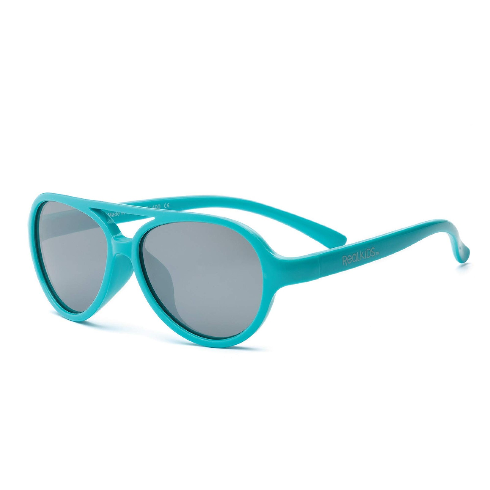 Real Kids Shades Sky Aviator Sunglasses, UV Protection, Youth 7+, Aqua