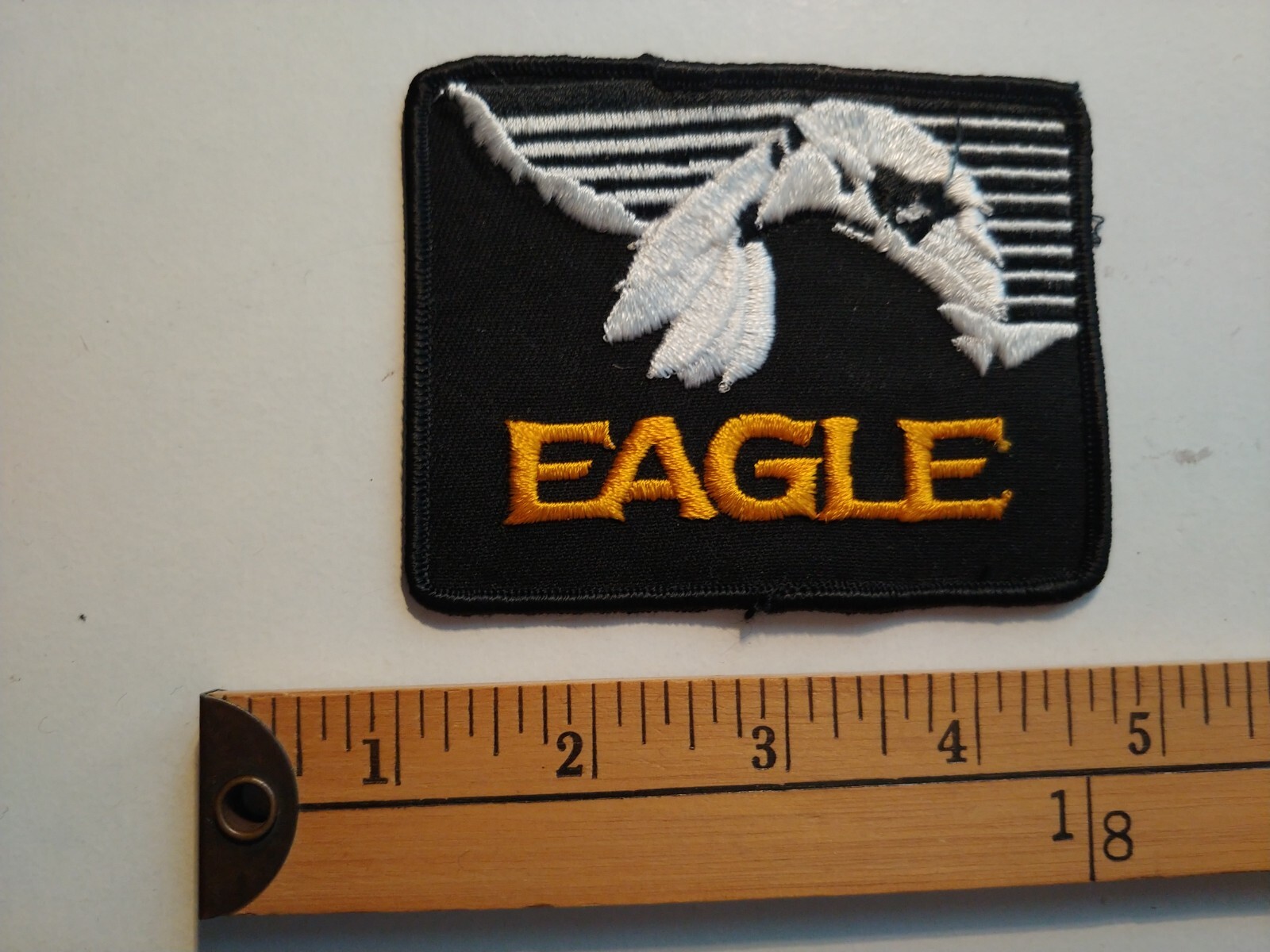 * 80S EAGLE FISHING TACKLE SPORTSMAN PATCH CREST *