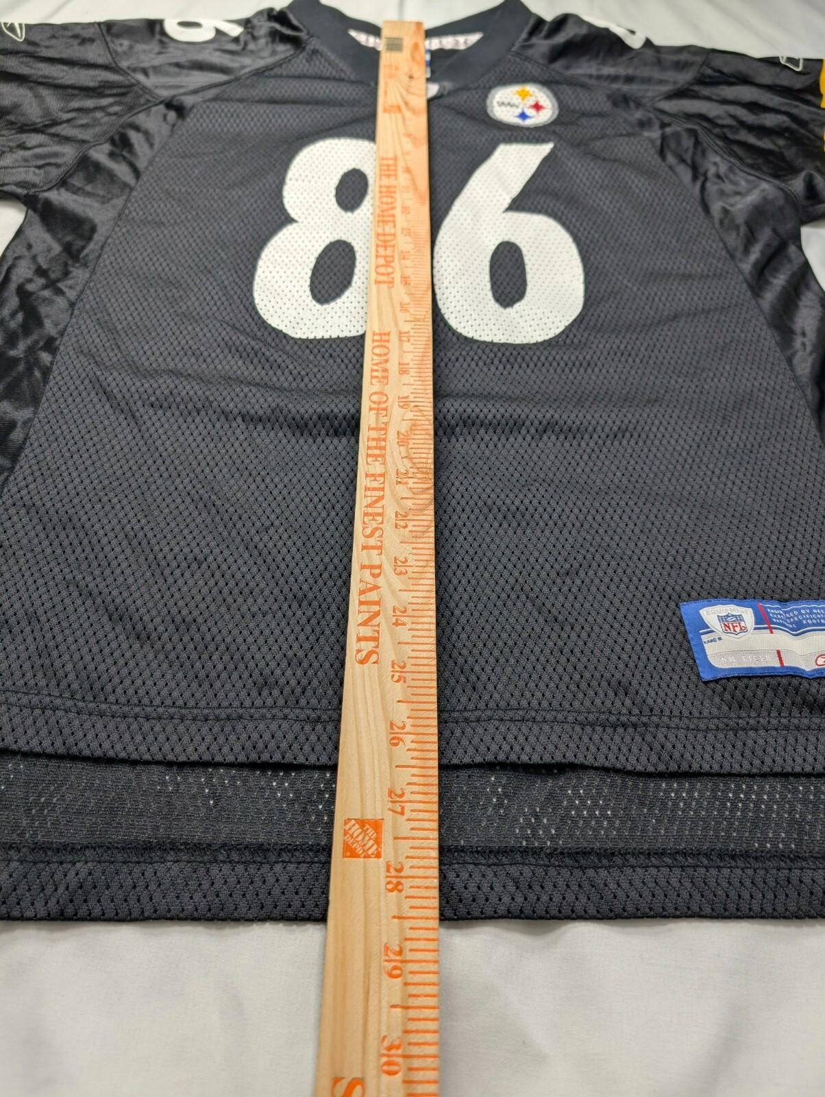 Reebok NFL Equipment Pittsburgh Steelers Jersey #86 Hines Ward Youth XL (18-20)