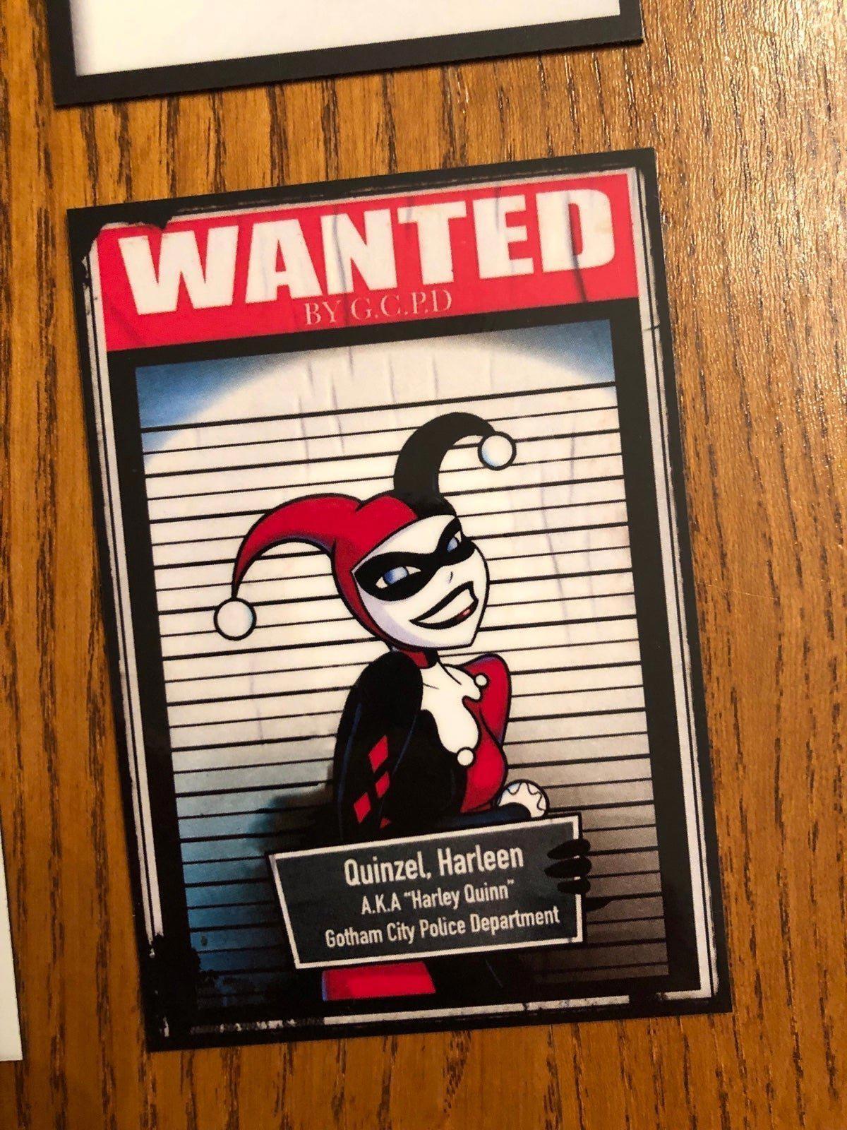 Harley Quinn FRIDGE MAGNETS Batman joker comic book dc superhero decor