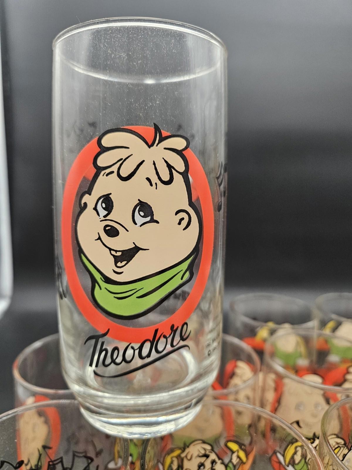NEW VTG 1985 Alvin & the Chipmunks Theodore Glass – Unused Promo Multiple Avail