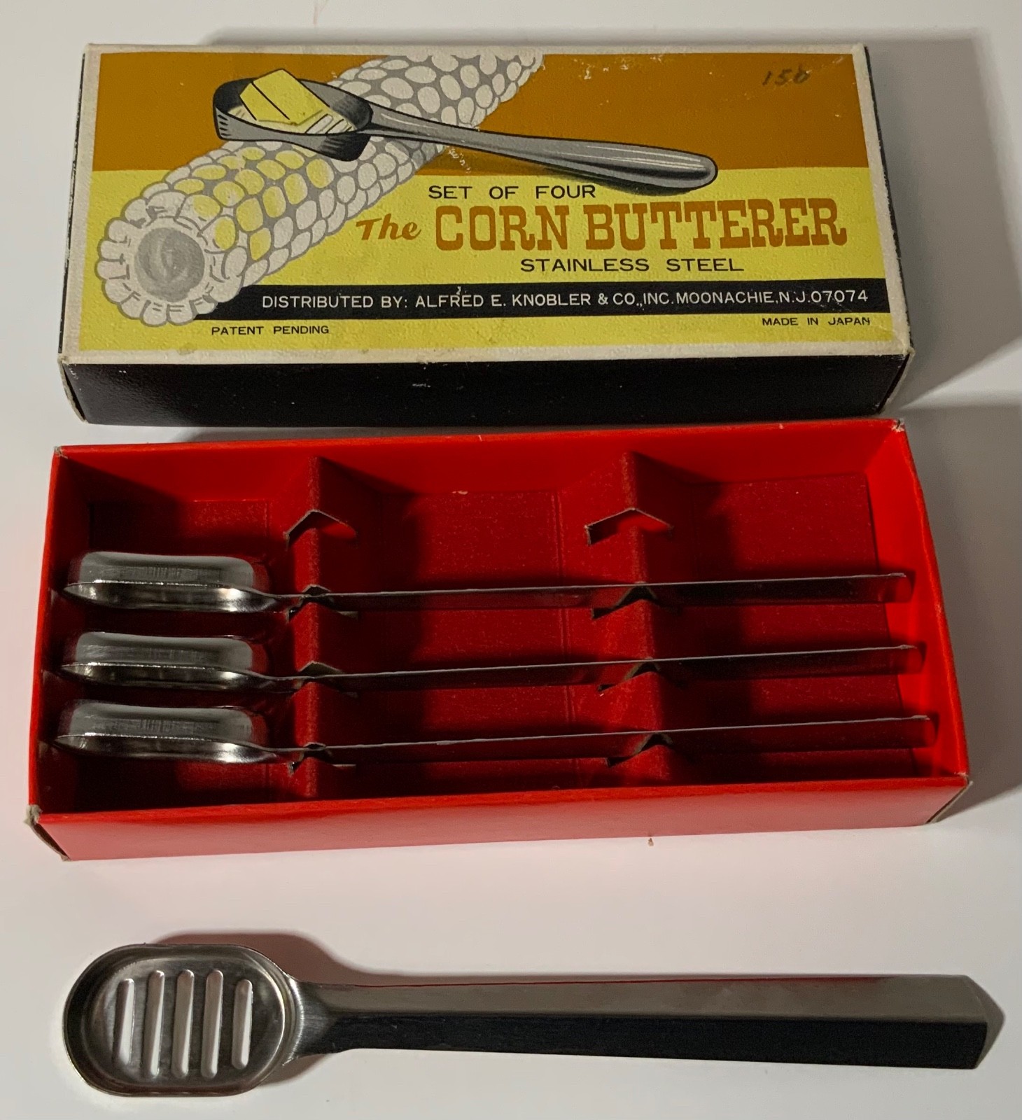 VTG Kitchen Junk Drawer Lot Assemblage Art 4# Utensils With Yellow Handles Mouli