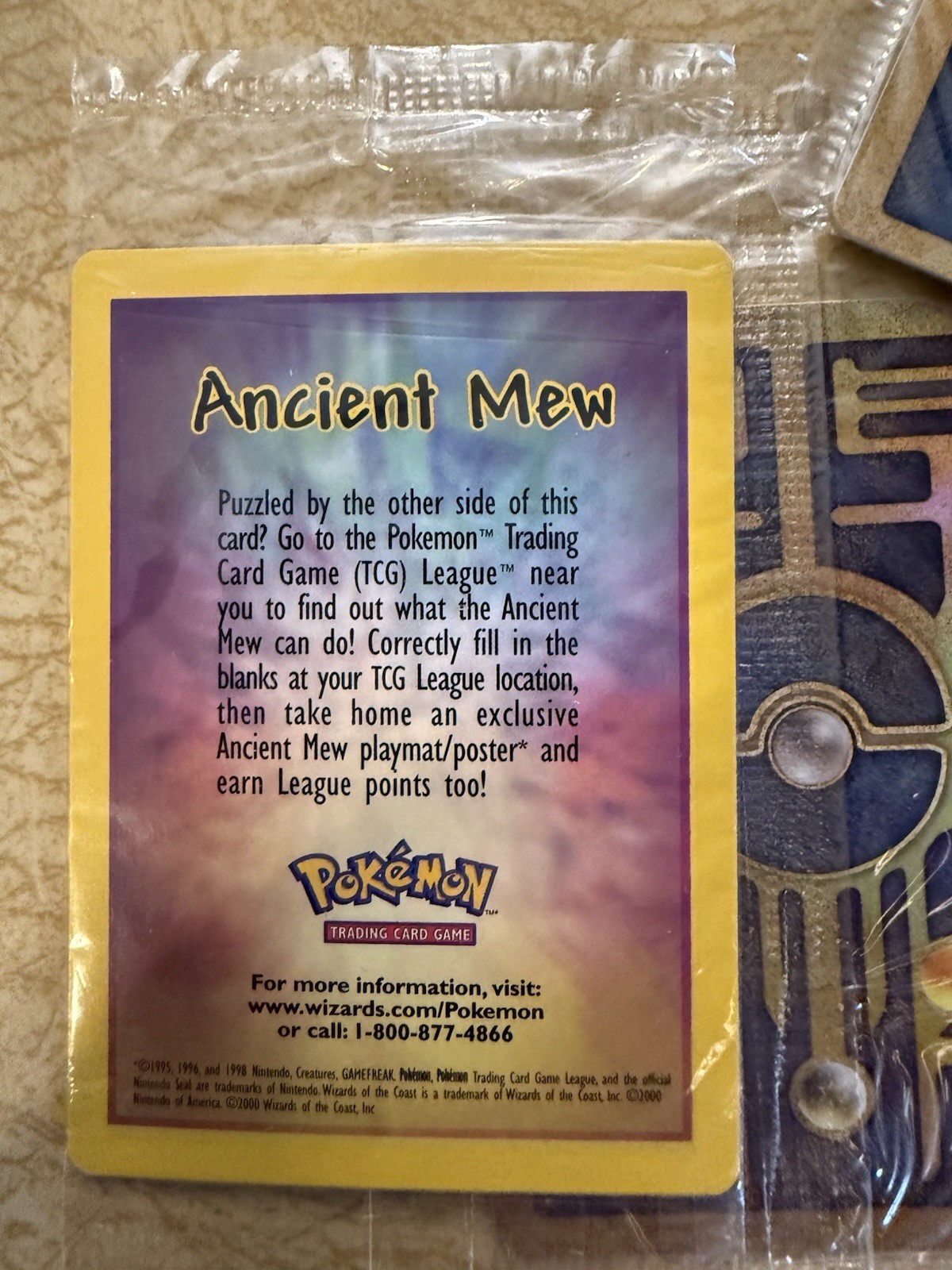 Ancient Mew SEALED Pokemon card NEW