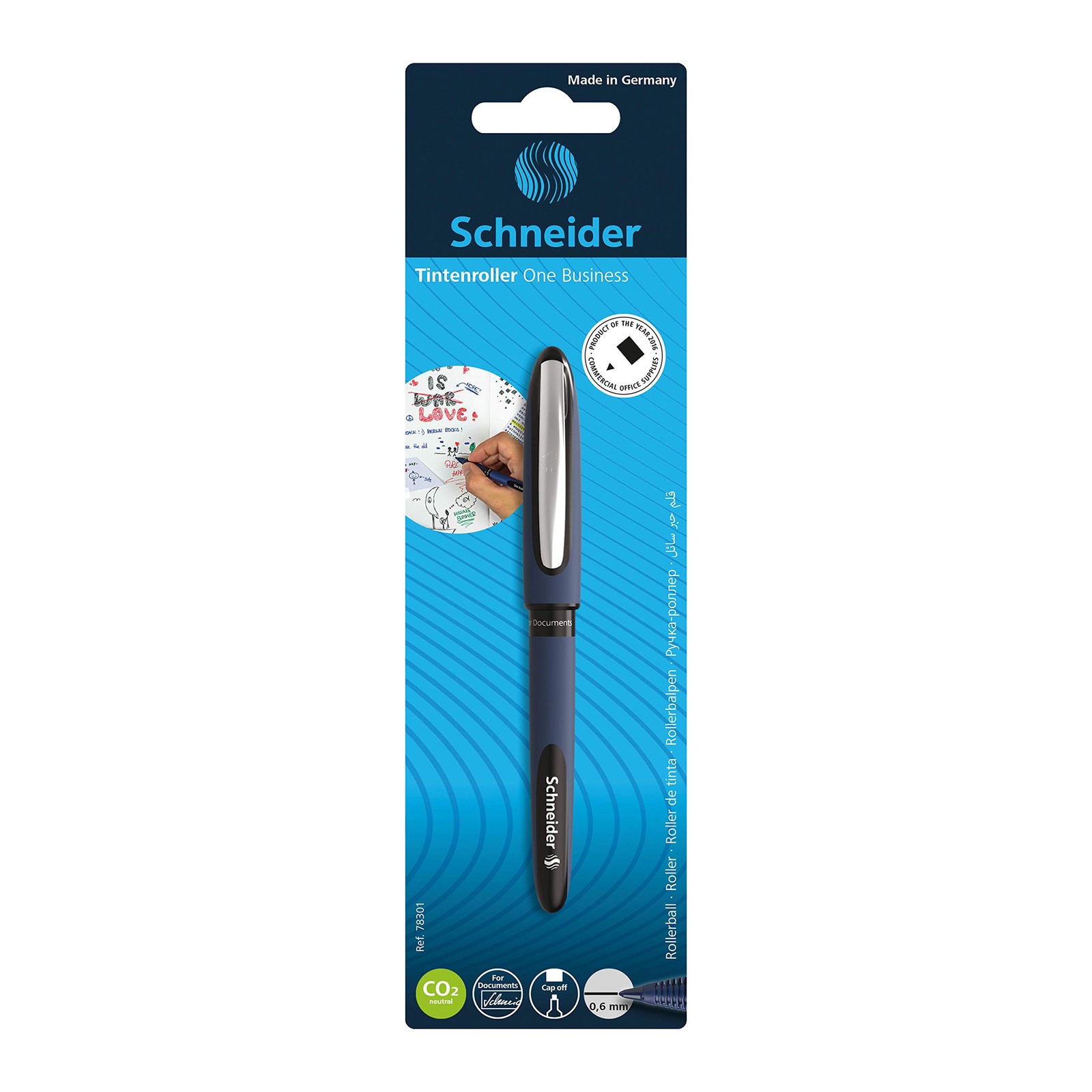 Schneider Pen, One Business, 0.6 mm, Blister Pack, Black (RS78301