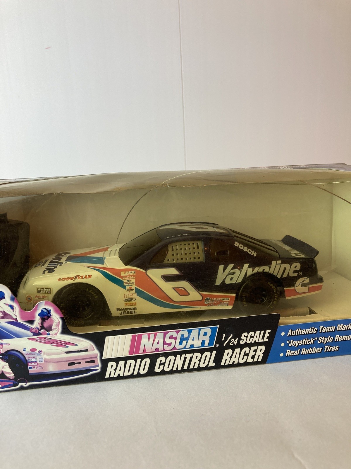 NASCAR radio-control car, boxed