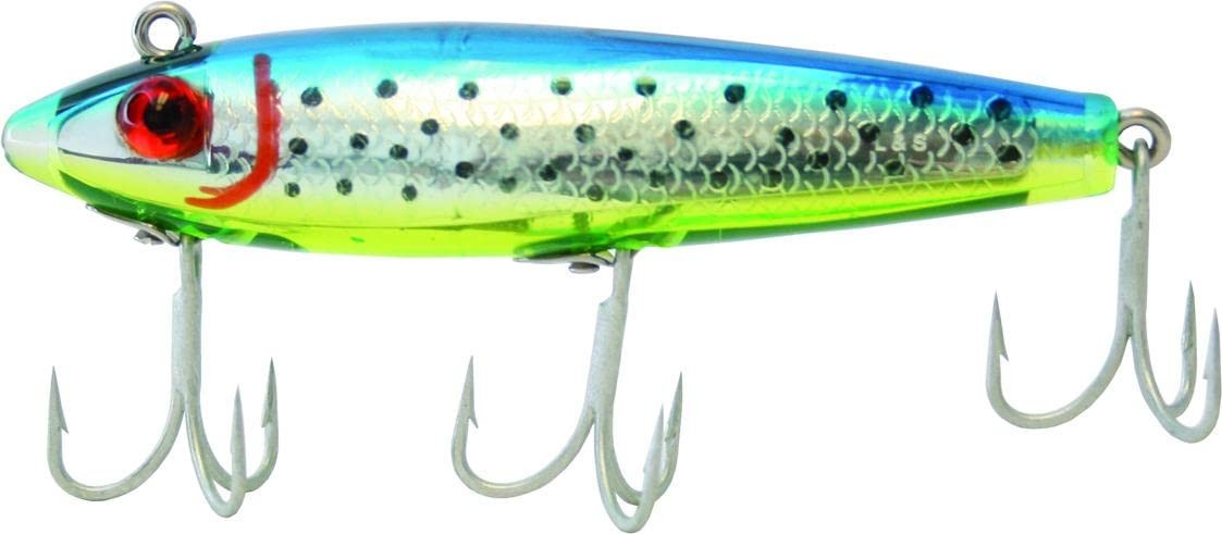 Mirrolure TT-CHBL Spot Trout Sink Twch Blue Bk/Cht/Silver 3 5/8in 1/2oz