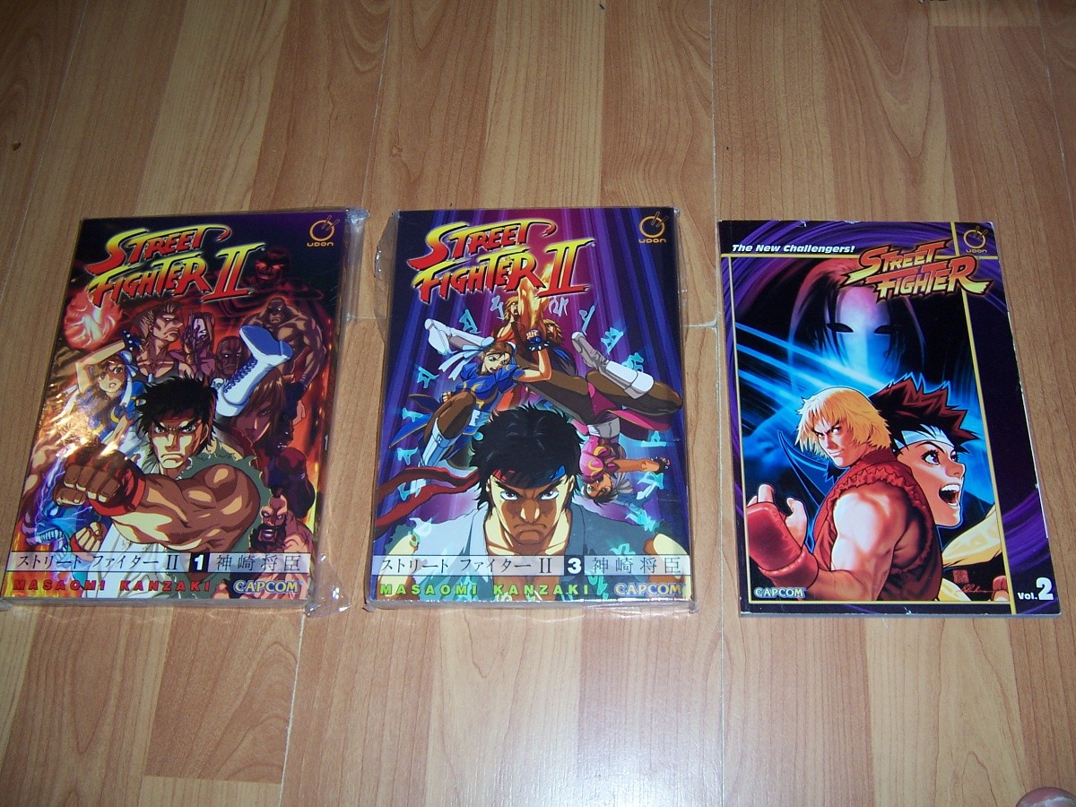 3 Lot Street Fighter Manga 1 & 3 Masaomi Kanazaki and Udon New Challengers Vol 2