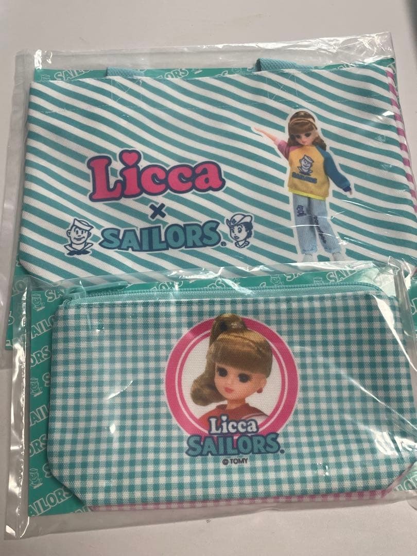 Licca-chan Sailors Lottery Tote Bag Pouch