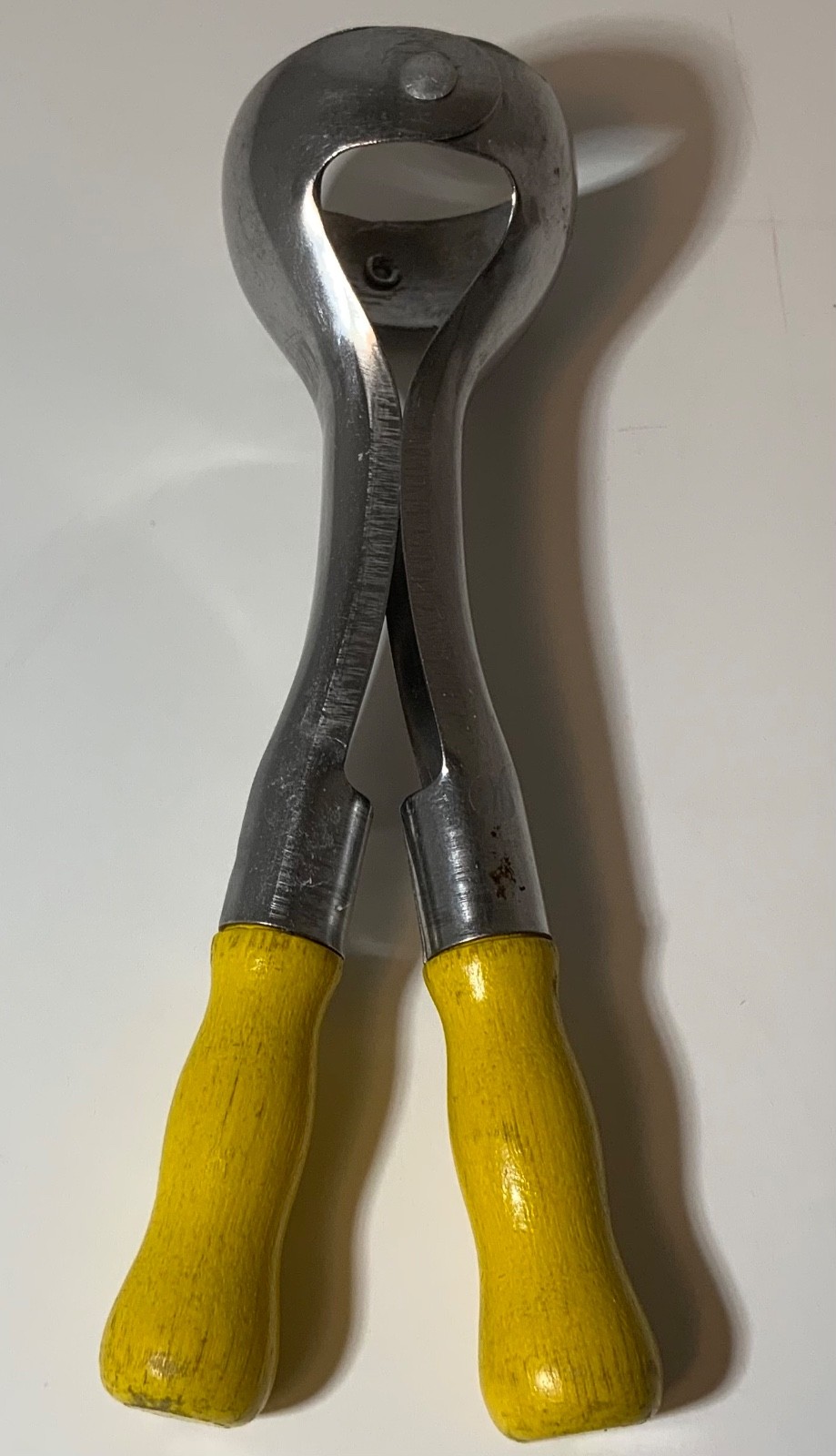 VTG Kitchen Junk Drawer Lot Assemblage Art 4# Utensils With Yellow Handles Mouli