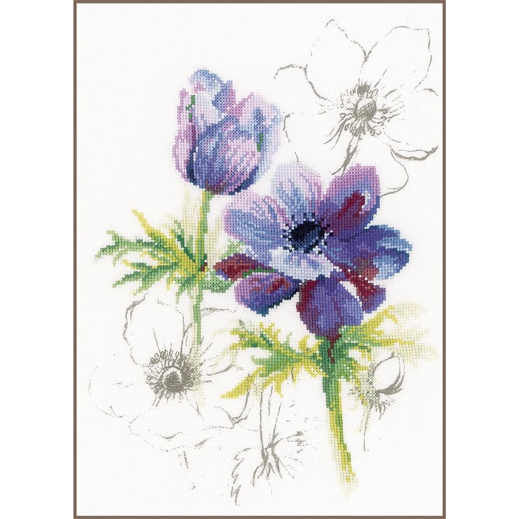 Anemones Cross Stitch Kit