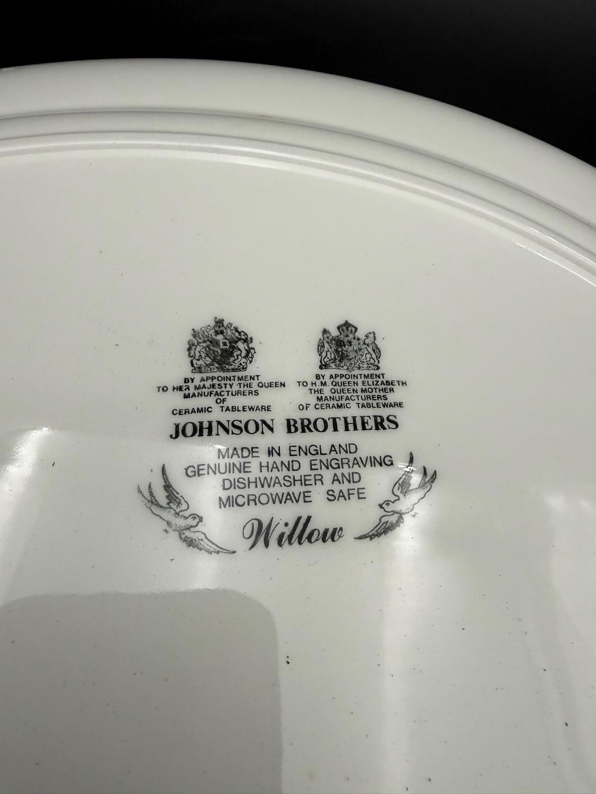 Johnson Brothers Blue Willow Serving Platter- Made in England