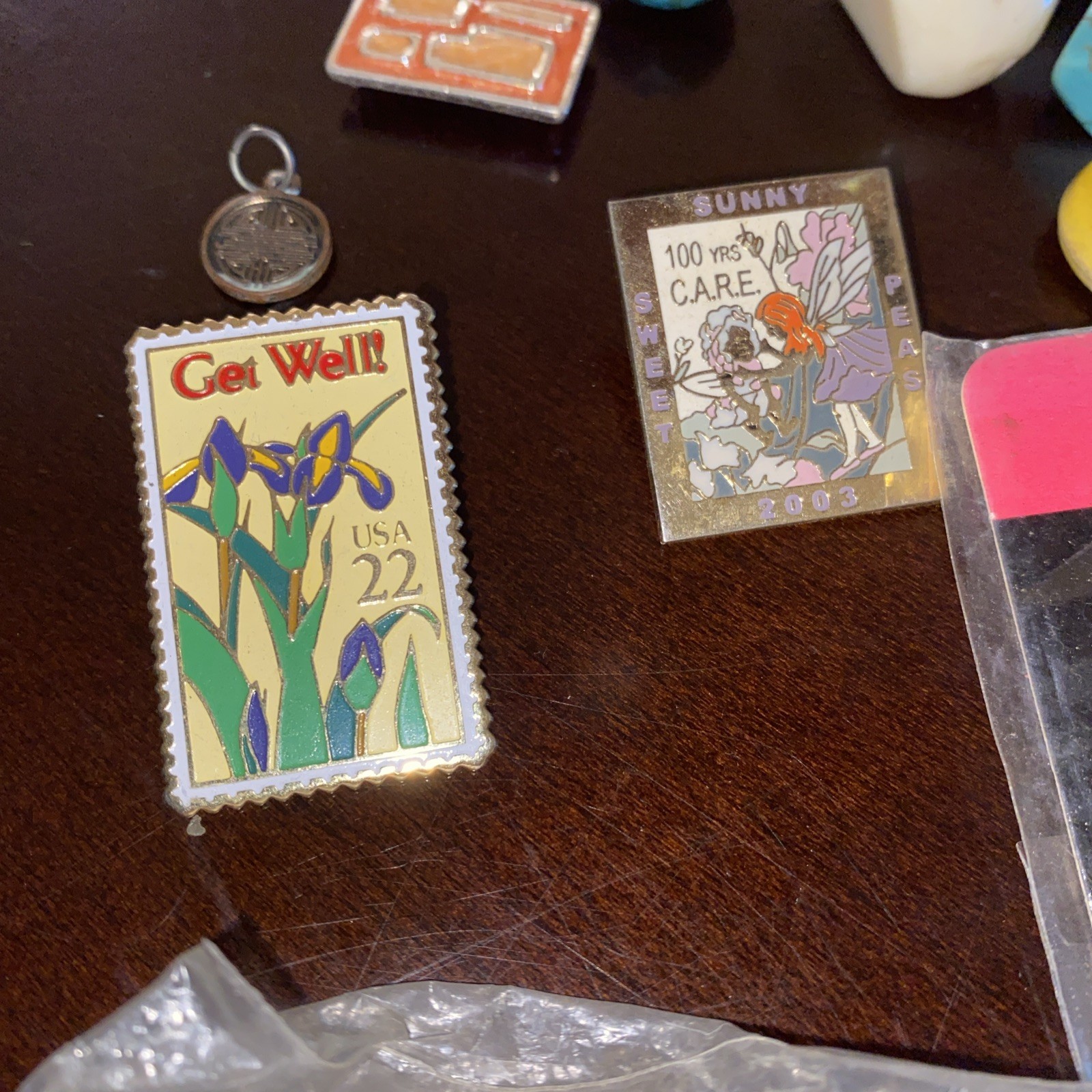Junk Drawer Cleanout Multiple Items Vintage Pin