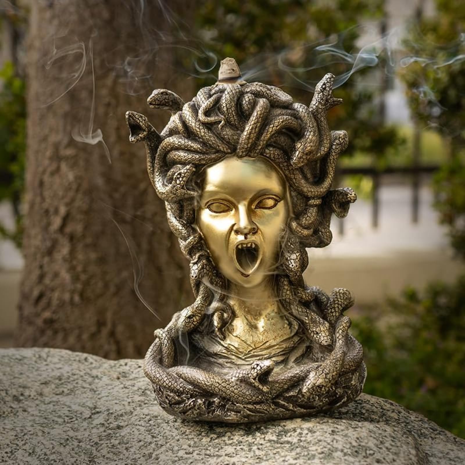 Pacific Giftware Medusa Backflow Burner, Greek Mythology Famous Monster…