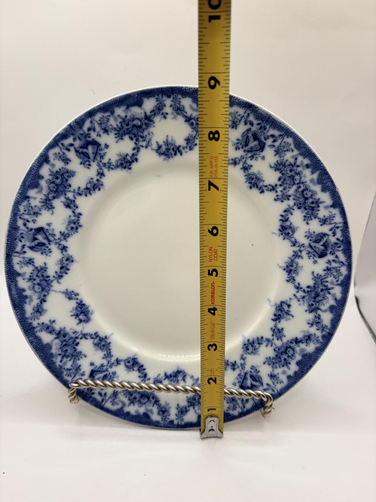 Antique Royal Doulton Audley Flow Blue Salad Luncheon Plate England 1902-1922