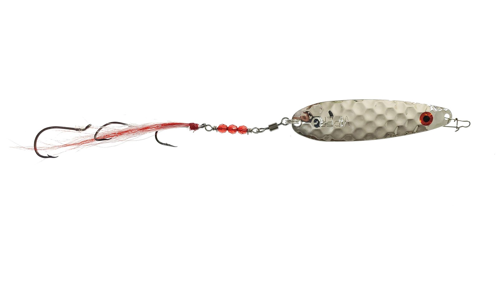 Viper Spoon SP2 Buck Tail Model Spoon, Silver
