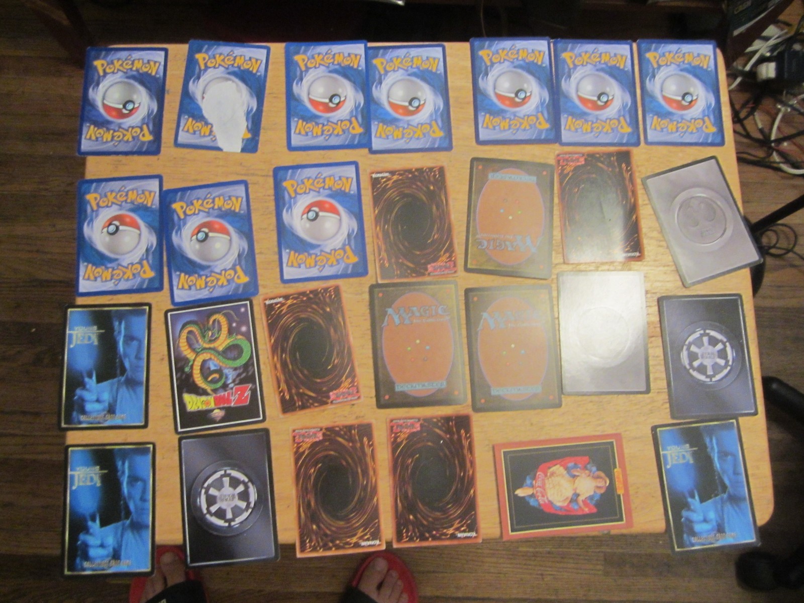old trading cards lot Krabby 51/62 POKEMON CARD yugioh cards junk drawer lot