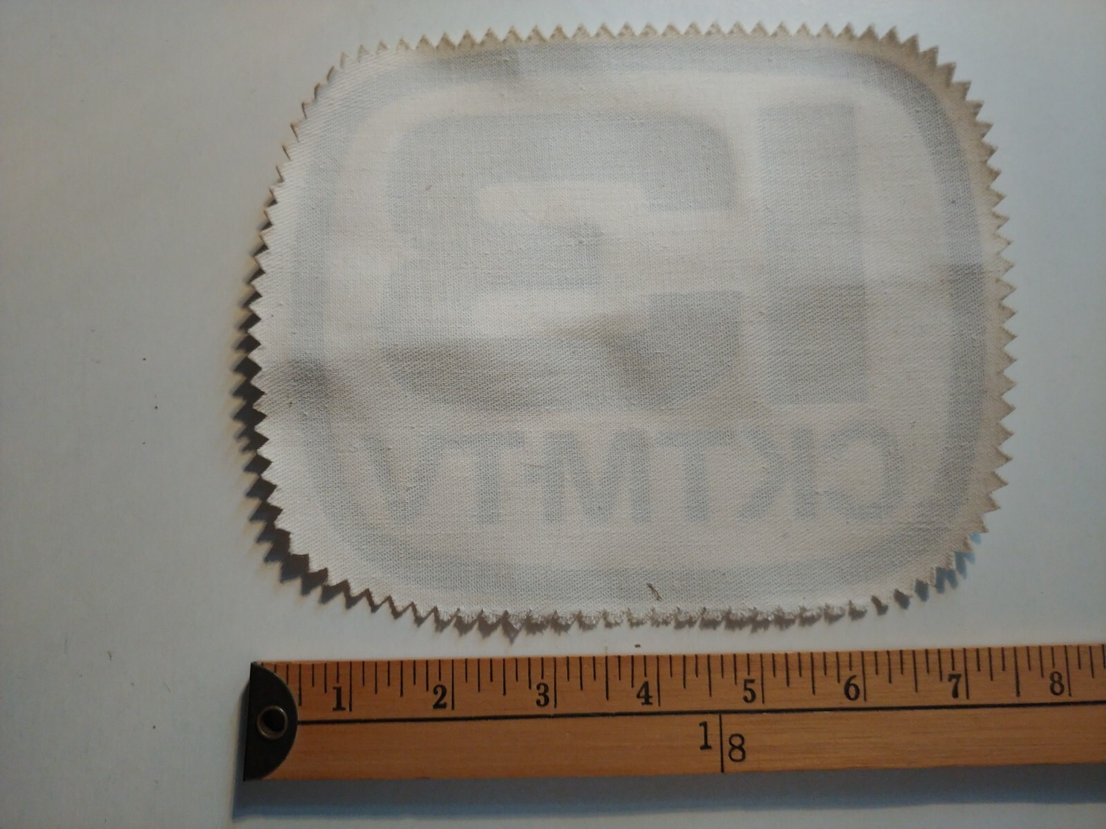 60S CKTM-TV TELEVISION STATION TROIS RIVIERES RADIO CANADA QUEBEC PATCH ECUSSON