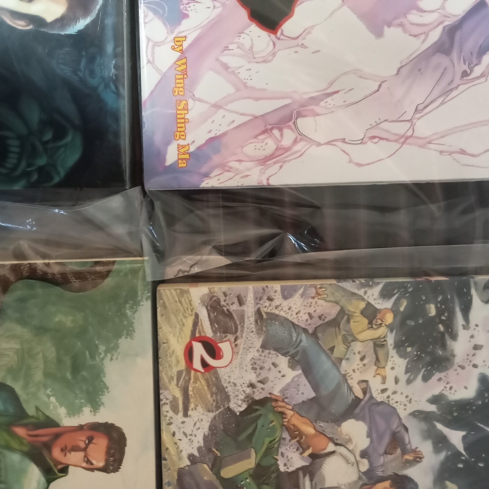 LOT OF 4 RARE ENGLI MANGA SOFTCOVER TPB BLACK LEOPARD BY WING SHING MA COMICSONE
