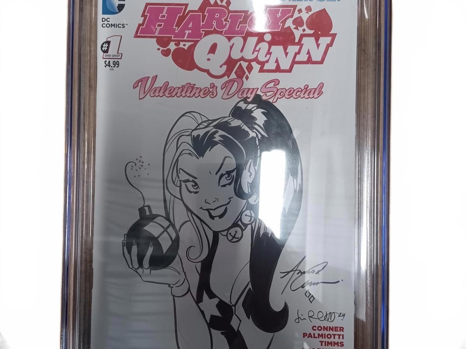 Harley Quinn Valentine’s Day Special #1 CGC Sketched & Signed Edition