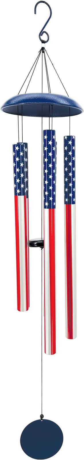 Sunset Vista Americana Chimes, 52-Inch, Blue, Red and White