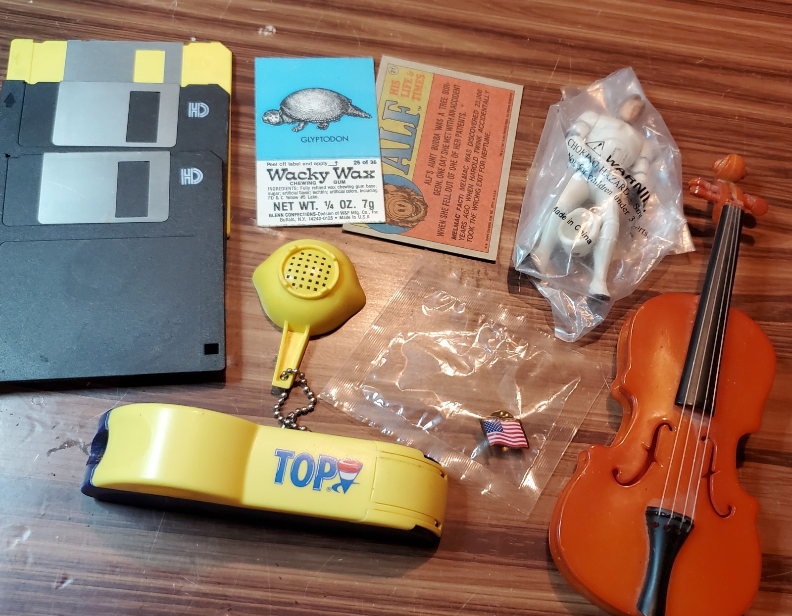 Vintage JUNK DRAWER Lot of TRINKETS & TREASURES Calculators PLAYING CARDS + MORE