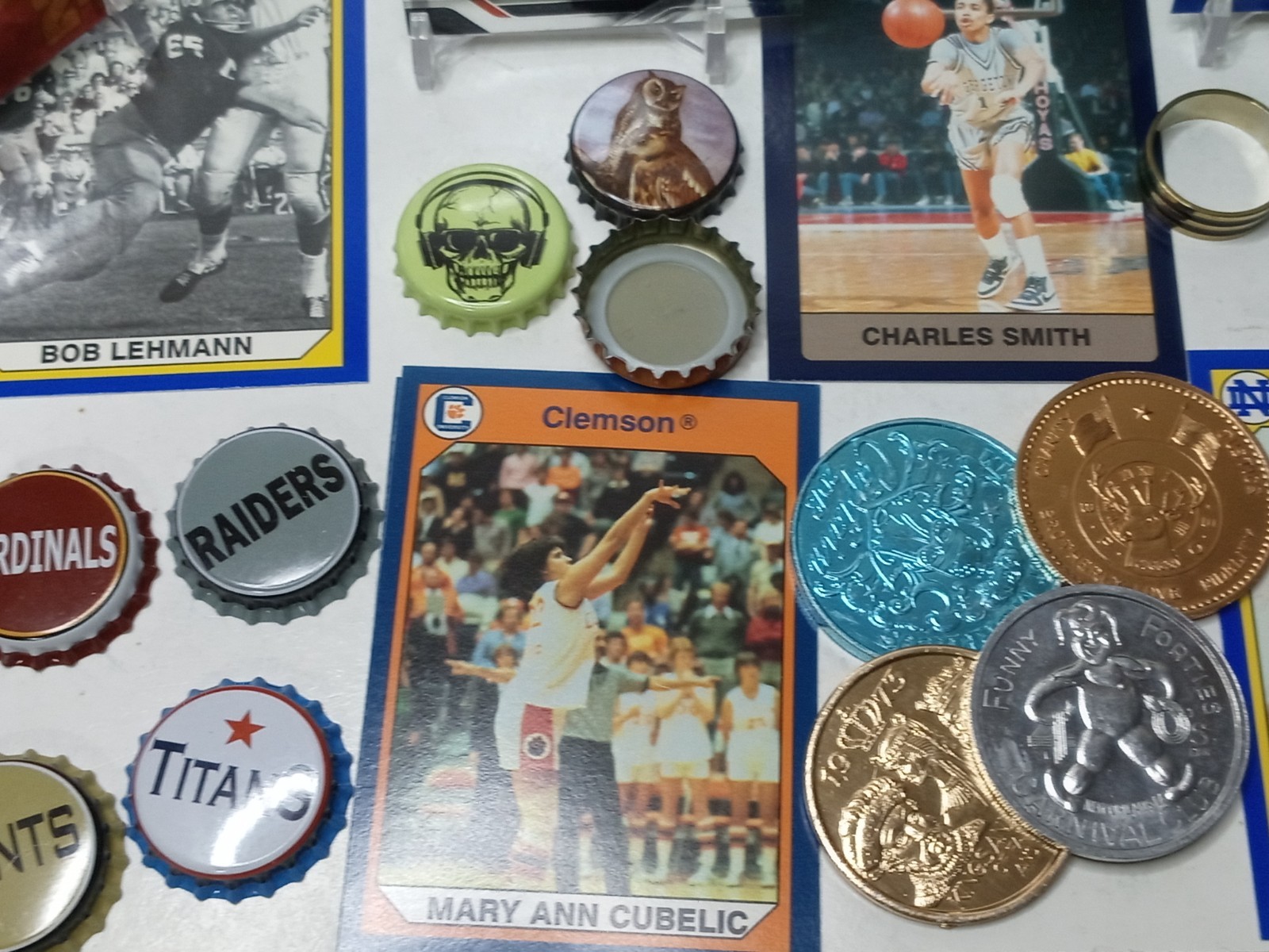 Loaded Junk Drawer Lot Collectibles, Trading Cards, Coins, Tokens, Misc, #P630