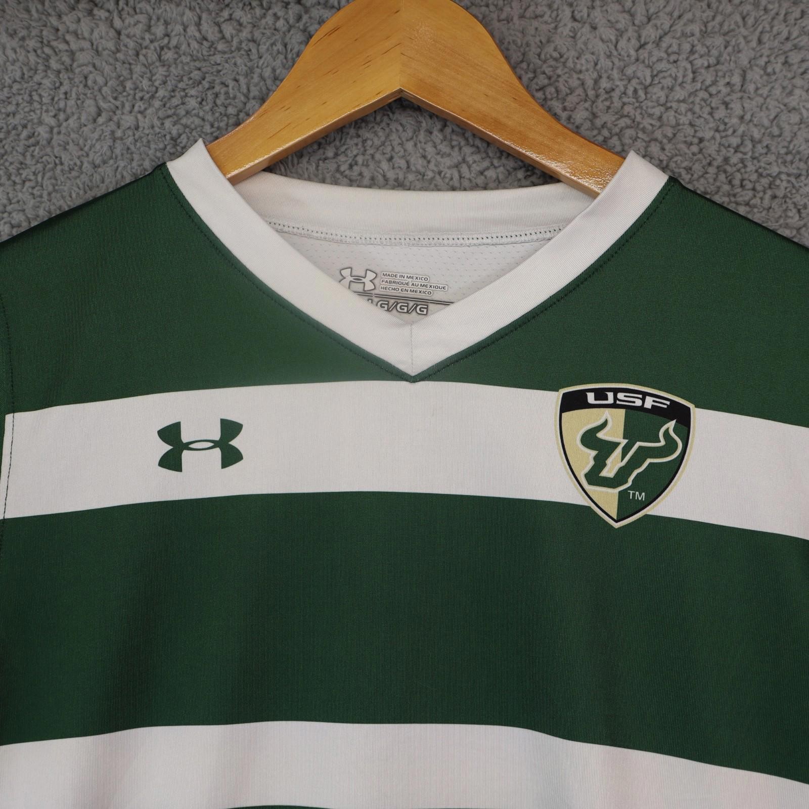 Women Large Jersey Green USF Bulls Under Armour Soccer FL