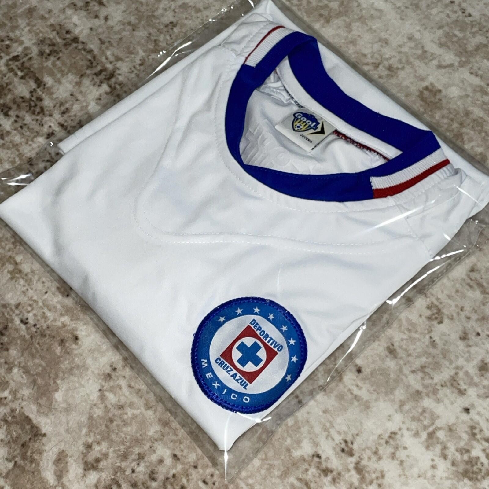 Deportivo Cruz Azul Football Shirt Soccer Replica Jersey Mexico Gool Youth Large